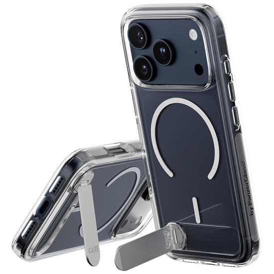 Mobilcover med kickstand - PanzerGlass CARE, transparent
