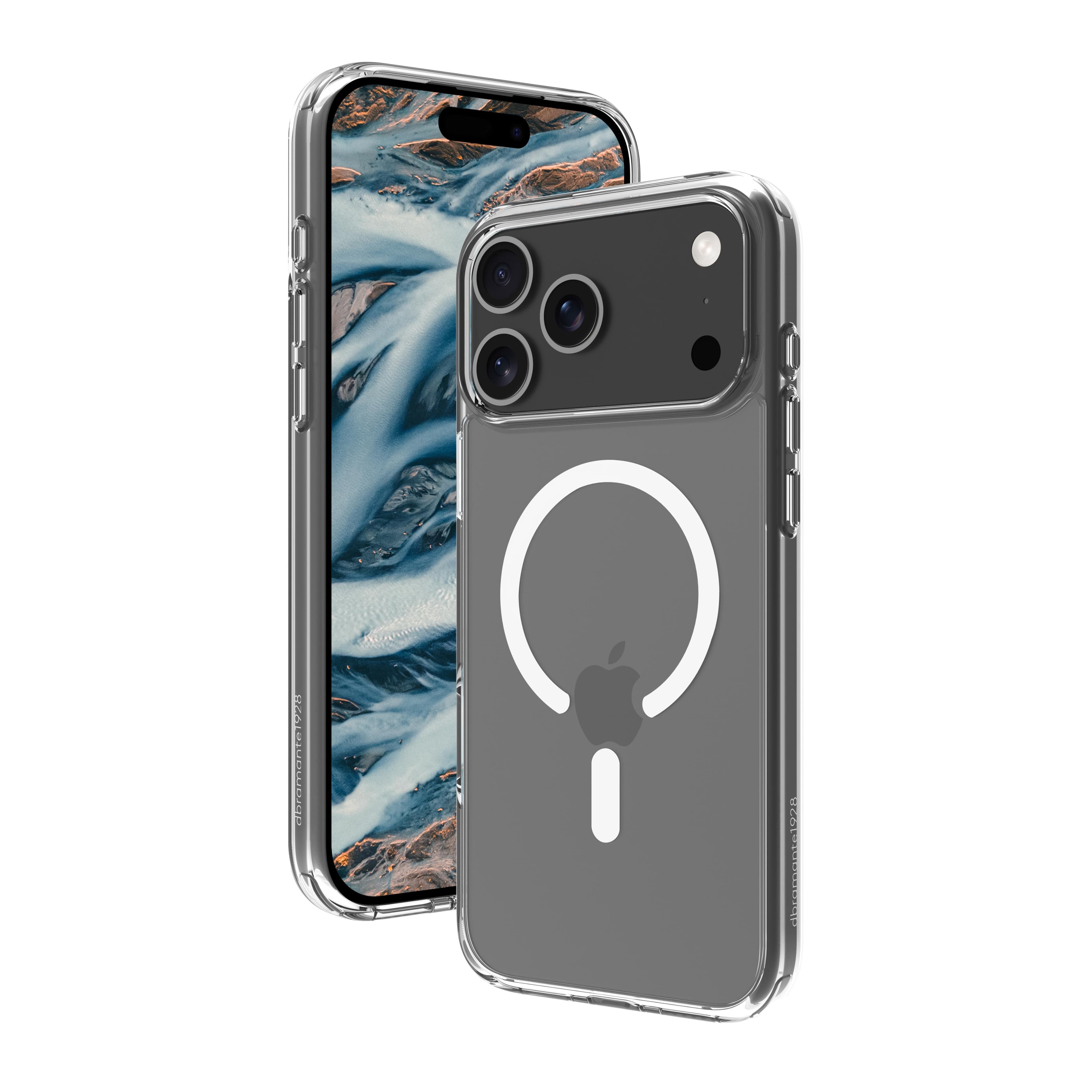 Mobilcover med MagSafe - dbramante1928 Iceland Pro MS (transparent) til iPhone 17 Pro Max
