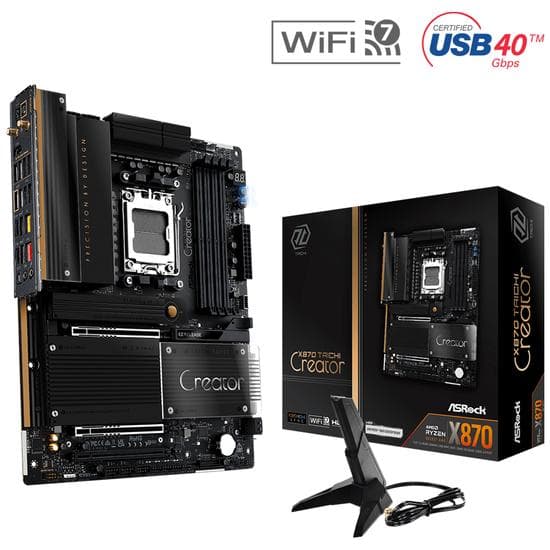 Bundkort ASRock X870 Taichi Creator ATX Socket AM5