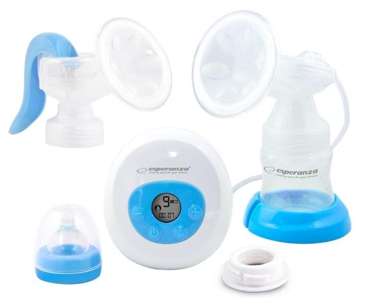 Brystpumpe elektronisk 150 ml - Esperanza ECM003B (blå)
