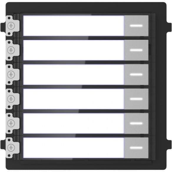 Dørtelefon modul med 6 knapper - Hikvision DS-KD-KK