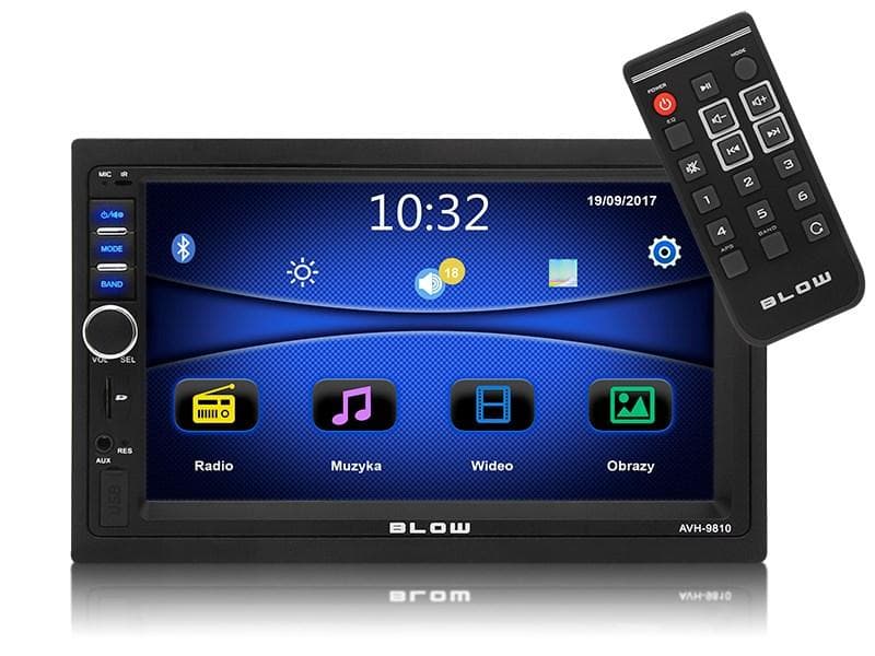 Bilradio 2DIN med touchskærm 7" - BLOW AVH-9810