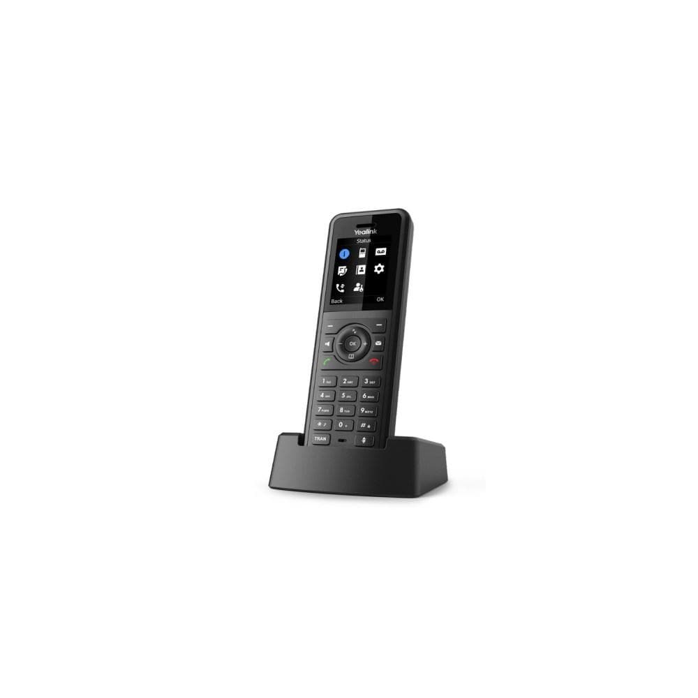 Trådløs IP-telefon Yealink W57R - sort, 2 linjer, TFT-skærm