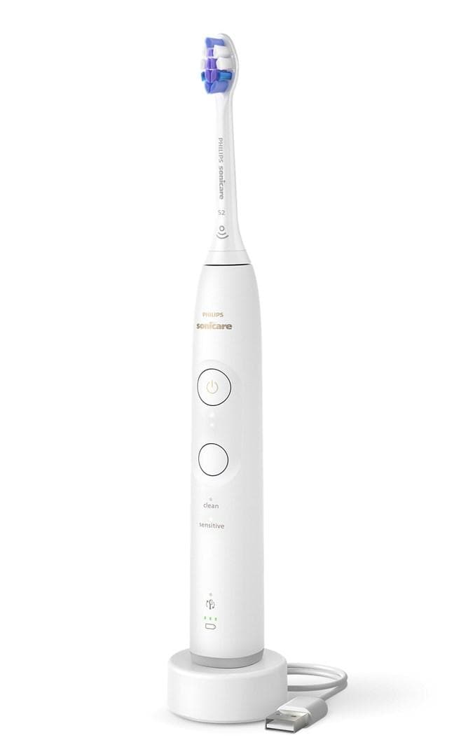 Elektrisk tandbørste Philips Sonicare Series 6100 HX7400/01 - genopladelig, hvid