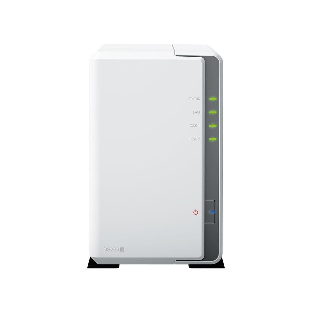 NAS server - Synology DiskStation DS223j, 2-bay, hvid