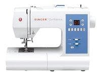 Singer Confidence 7465 symaskine - blå/hvid, 50 sømme
