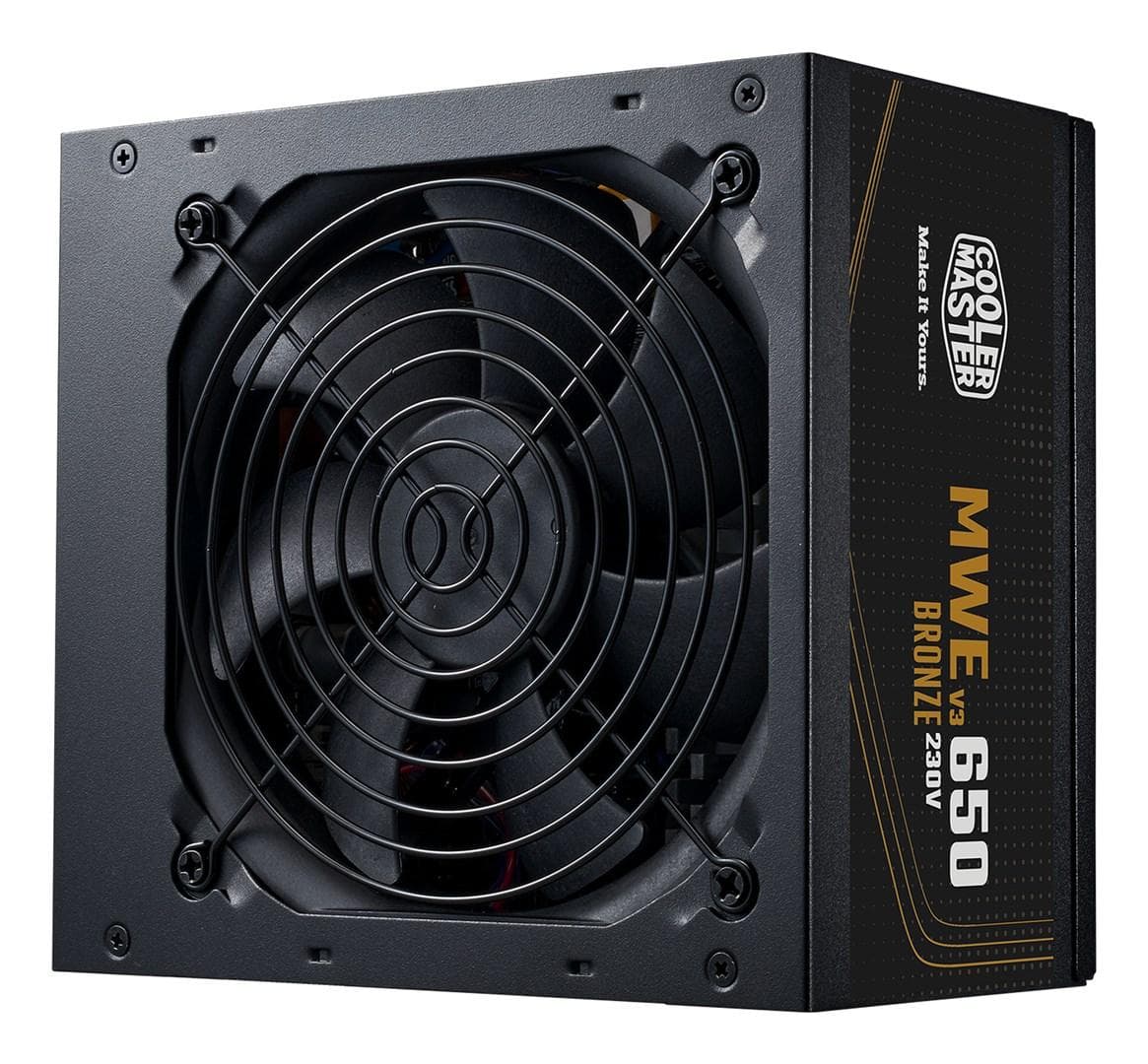 Cooler Master MWE Bronze 650 V3 230V - ATX strømforsyning 650 W, sort