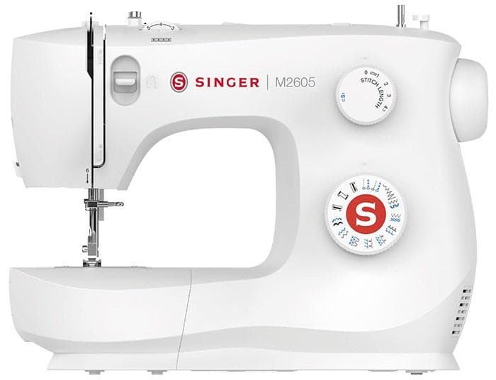 Singer M2605 - automatisk symaskine med 12 sømme, friarm og indbygget lys