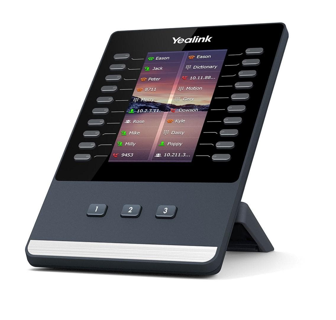 Yealink EXP43 udvidelsesmodul til IP-telefon - sort/grå, 23 knapper