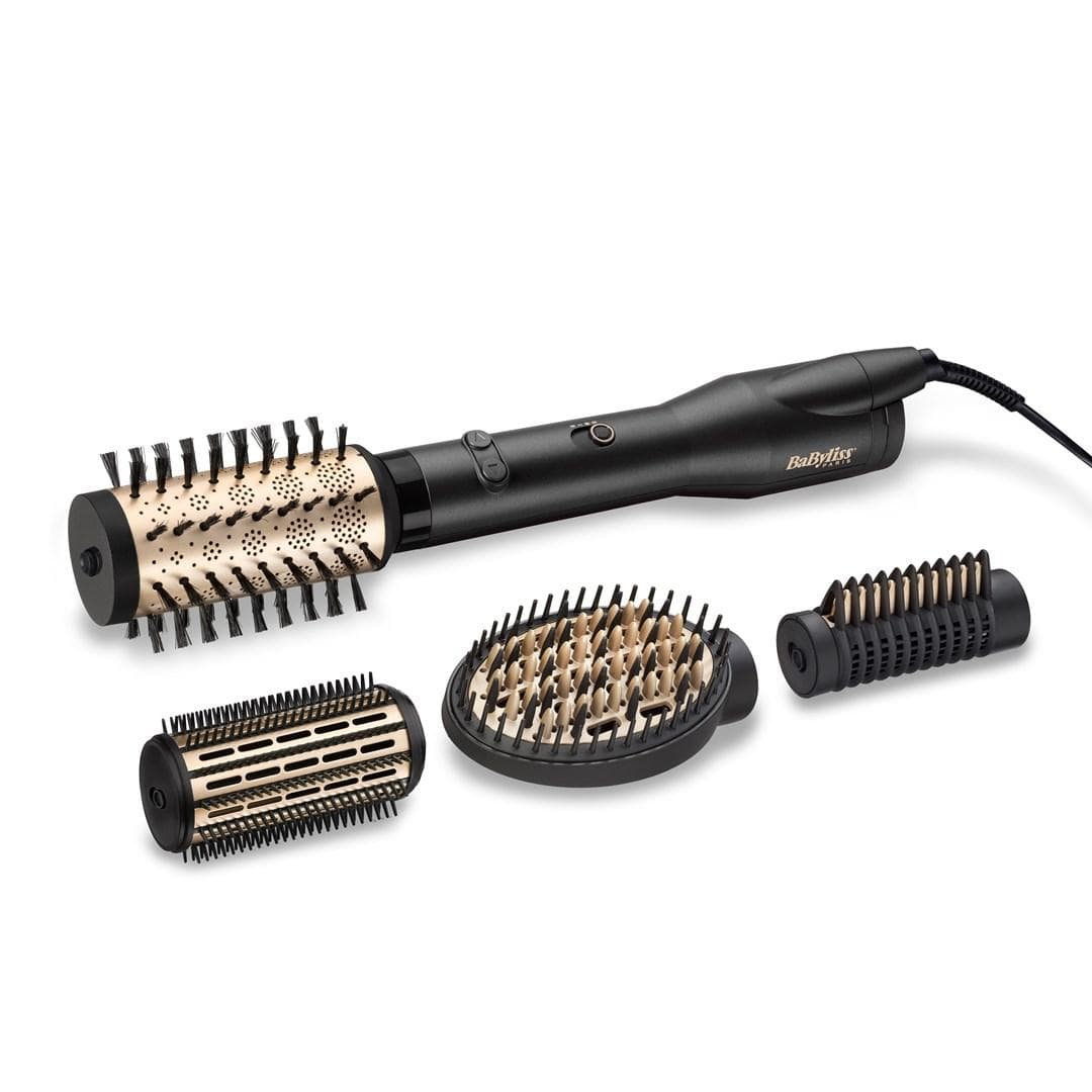 Føntørrer-børste Babyliss AS970E 650 W med roterende børste (sort)
