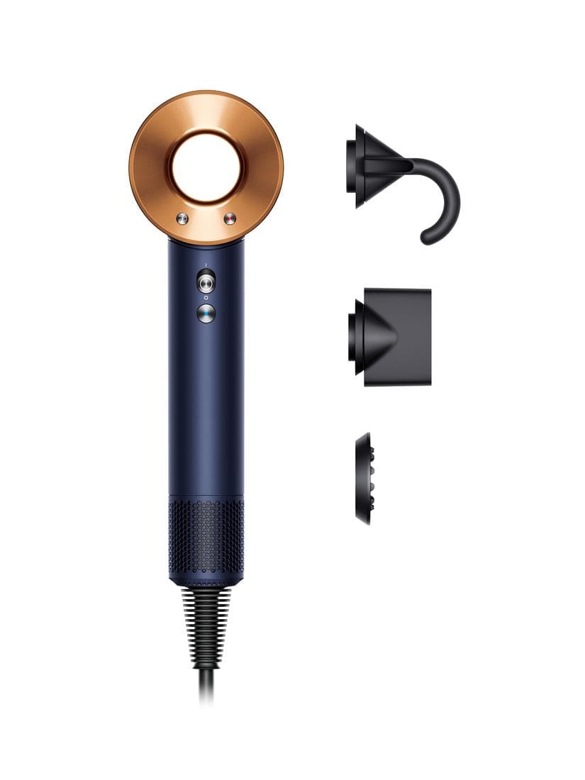 Dyson Supersonic hårtørrer - Blå/Kobber, 1.600 W