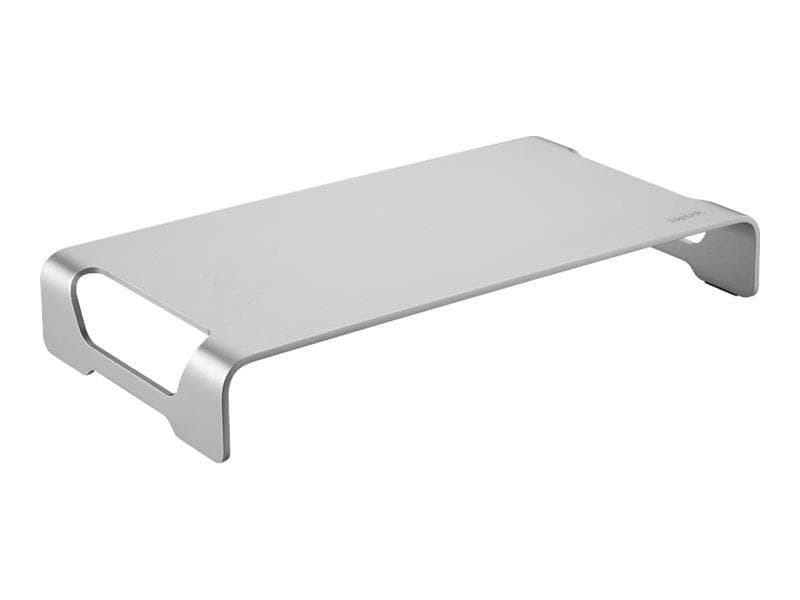 LogiLink aluminiums skærmforhøjer til skrivebord - ultratyndt stativ til monitor/notebook