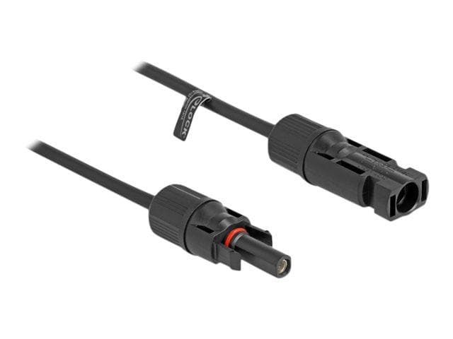 Strømkabel MC4 til MC4 10 m - DeLOCK, sort