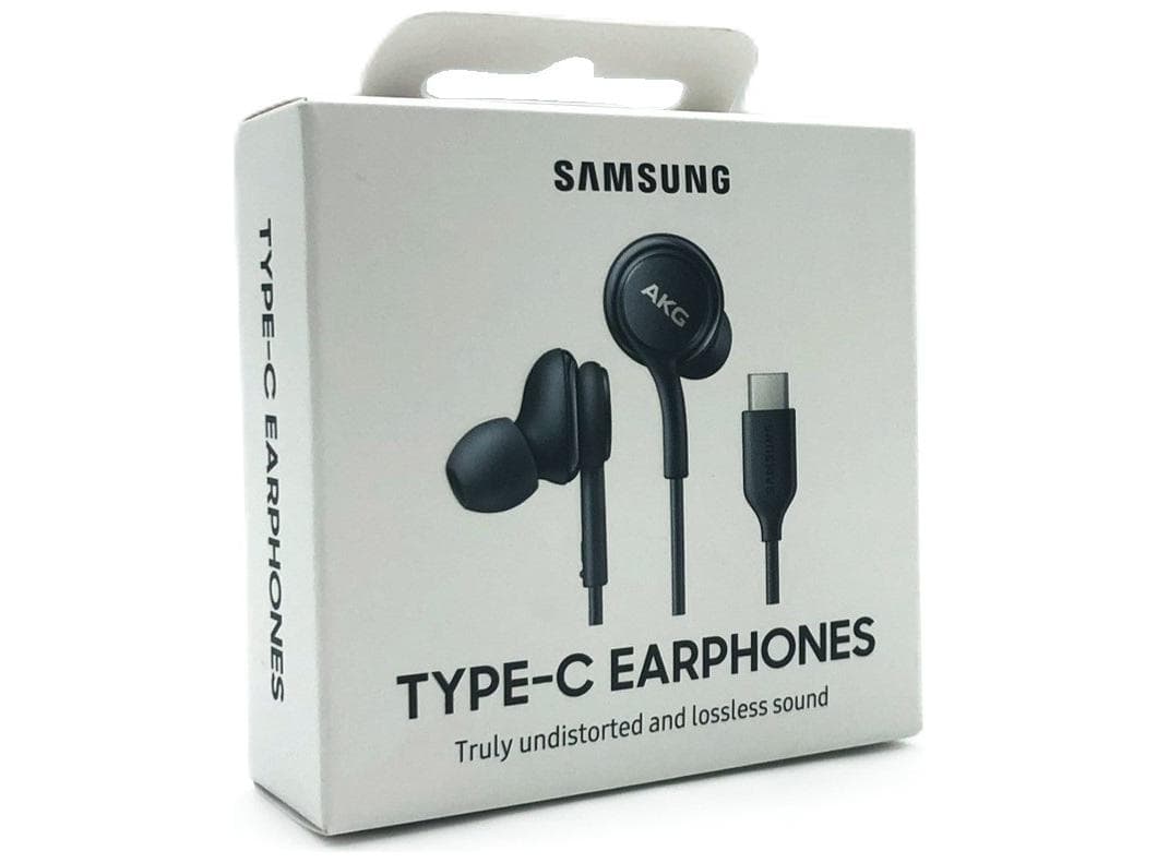 USB-C øretelefoner med mikrofon - Samsung EO-IC100 (sort)