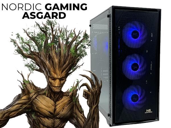 Nordic Gaming Asgard Yggdrasil V8 gaming-PC i5 16 GB RTX 5060 1 TB