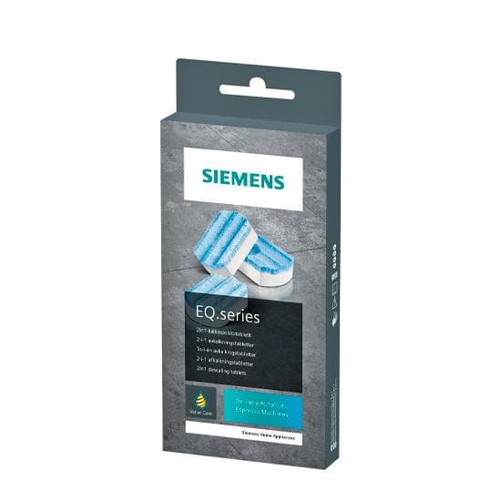 Afkalkningstabletter Siemens TZ80002B - pakke med 3 til EQ-serien kaffemaskiner