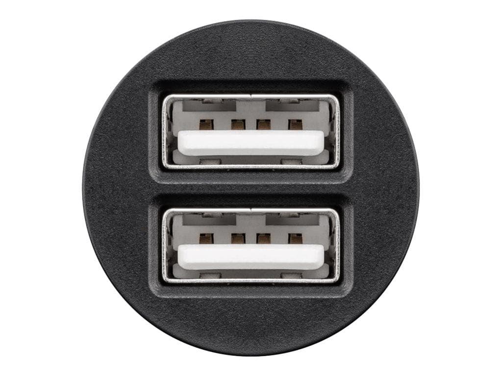 Biloplader med 2x USB 24 W - Goobay (sort)