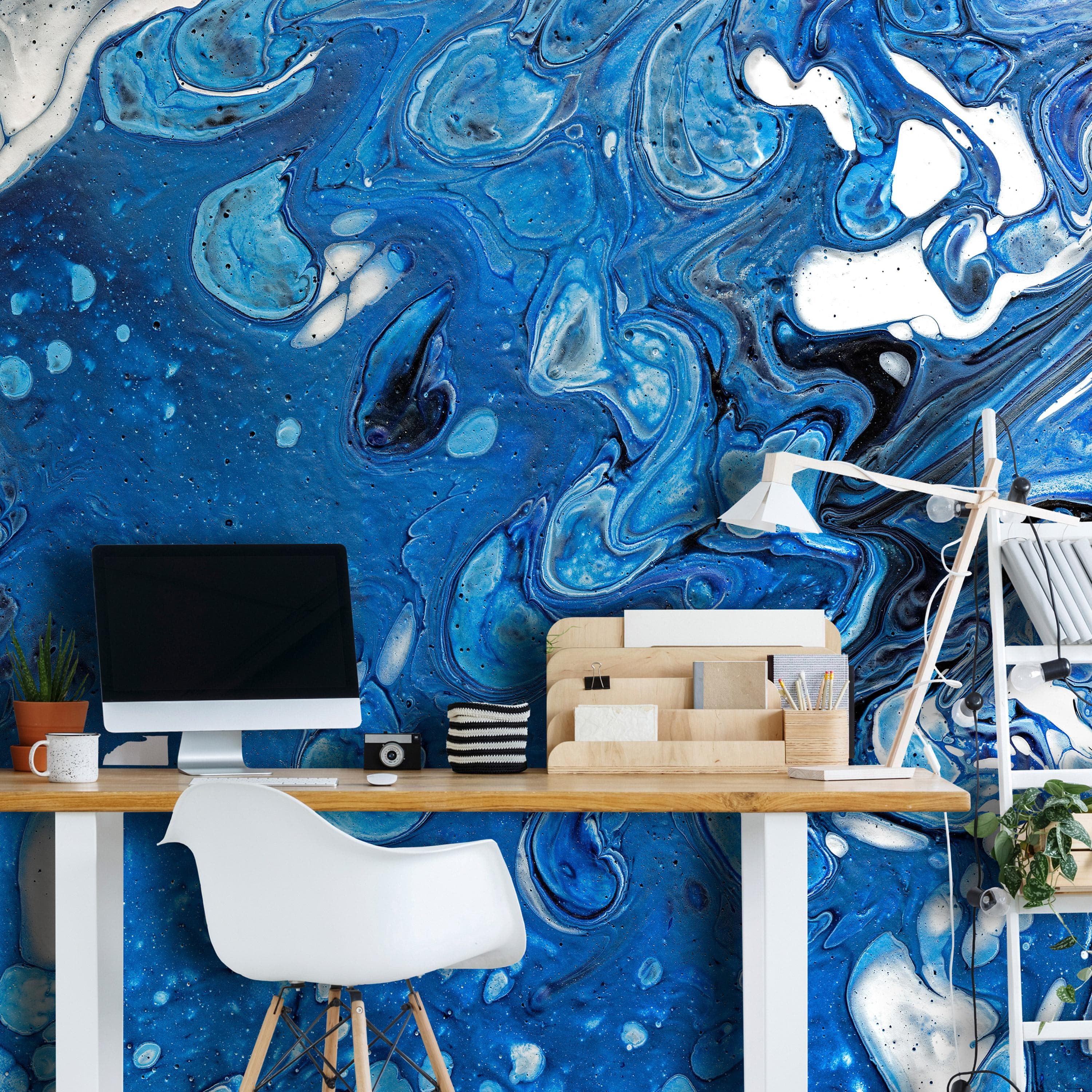 Fototapet - Blue Stream - 350 x 245 cm - Standard