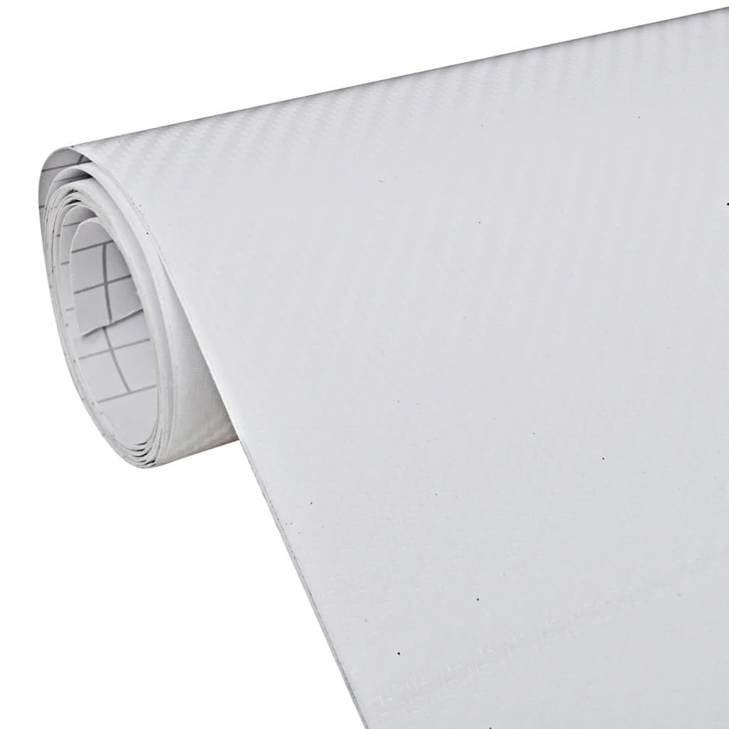Bilfolier 2 stk. 100x150 cm 3D hvid