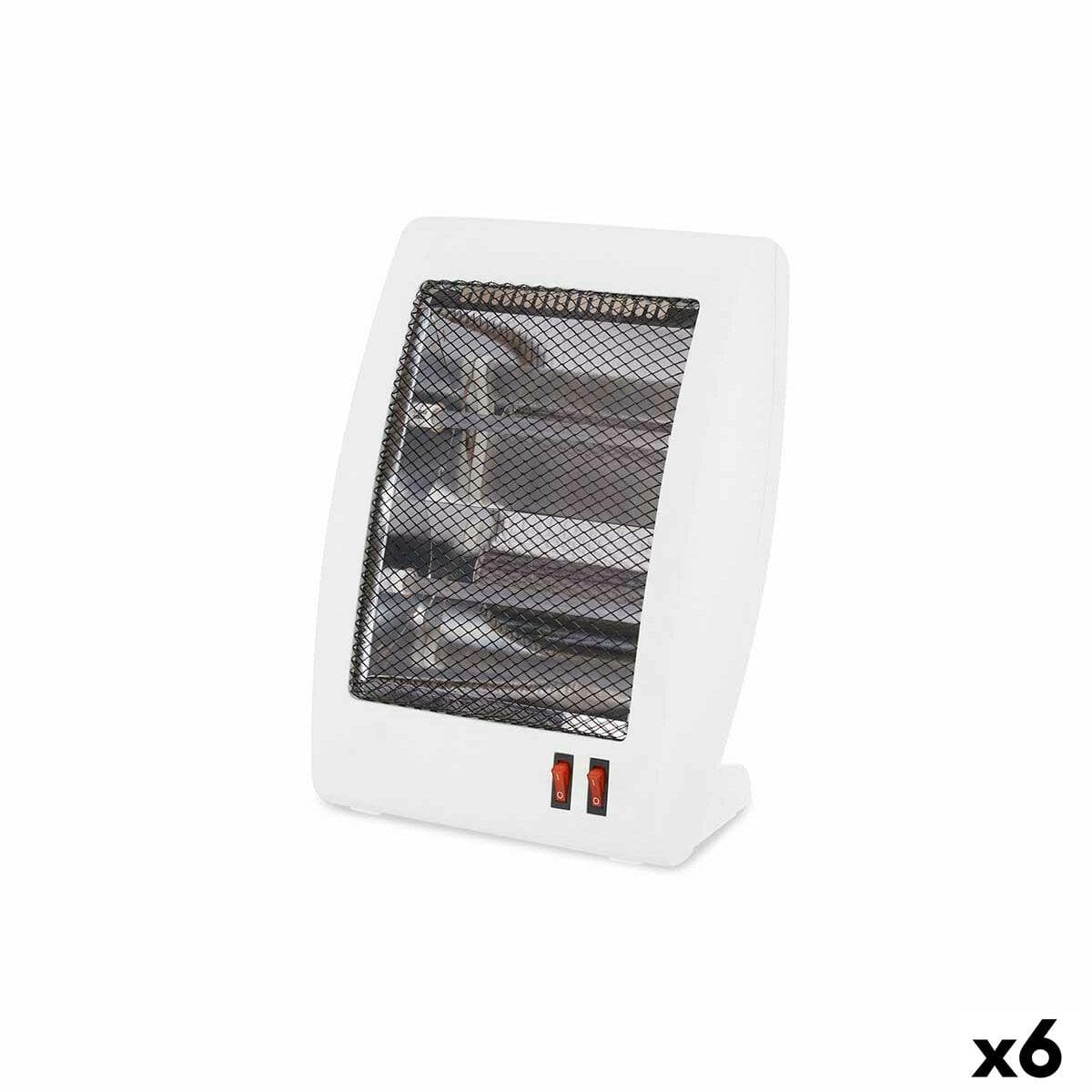 Argon kvartsradiator - hvid, 400-800 W (6 enheder)