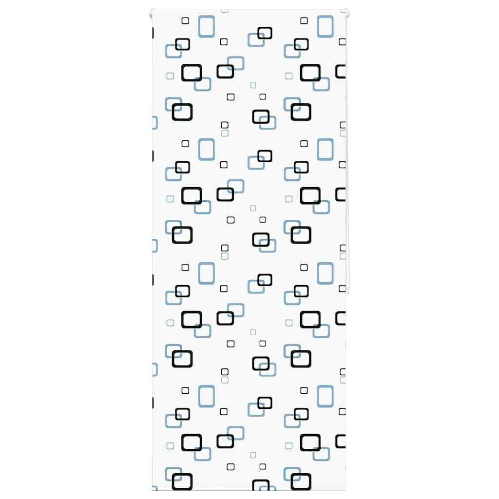 Bruserullegardin 100×240 cm - stofbredde 96 cm, PEVA - boblemønster