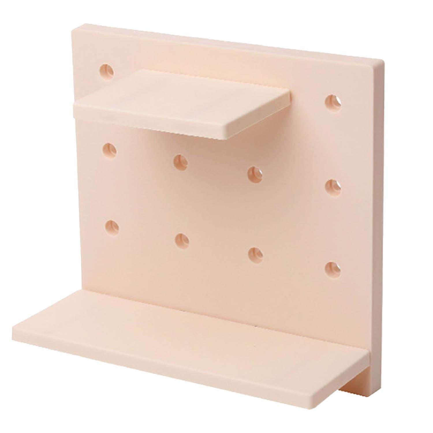 Vægmonteret opbevaringshylde, kan tilpasses - Beige view 2