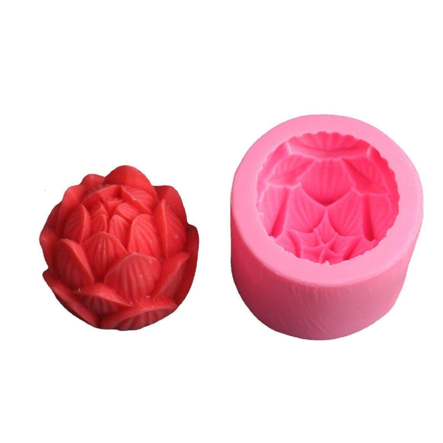 Multifunktionel 3D Form - Rose - Silikone