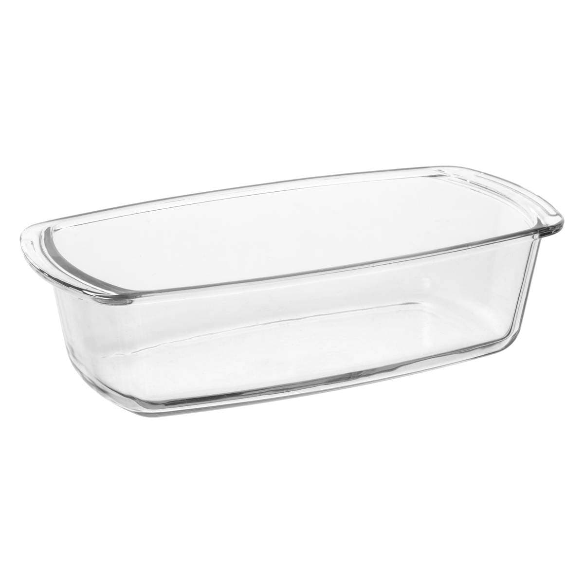 Glasfad med låg til bagning - Grå view 2