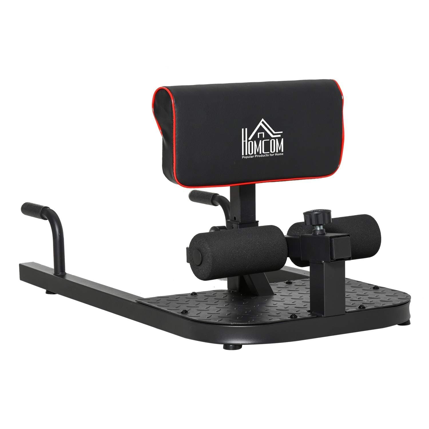 Justerbar Sissy Squat Trainer 3-i-1, stål, sort