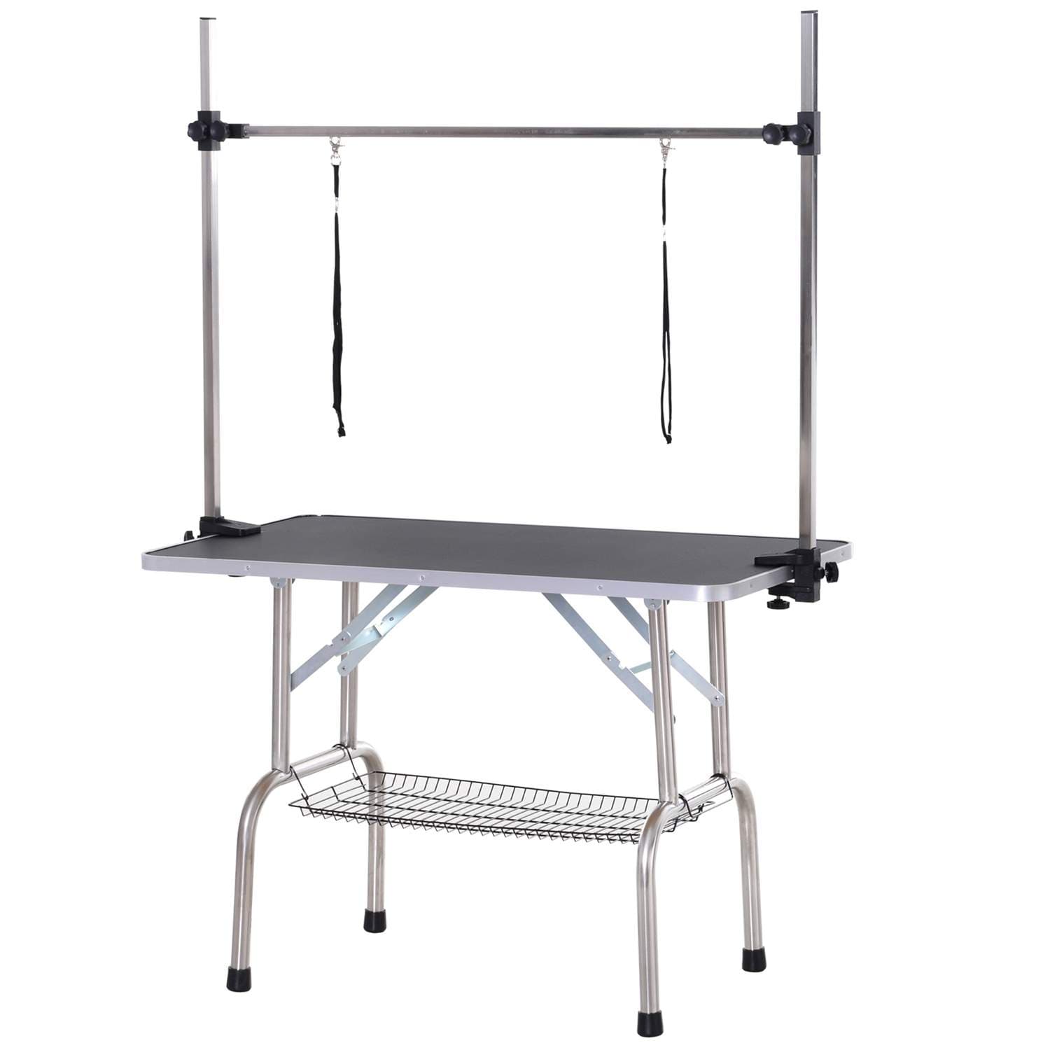 Justerbart plejebord til hunde, sort