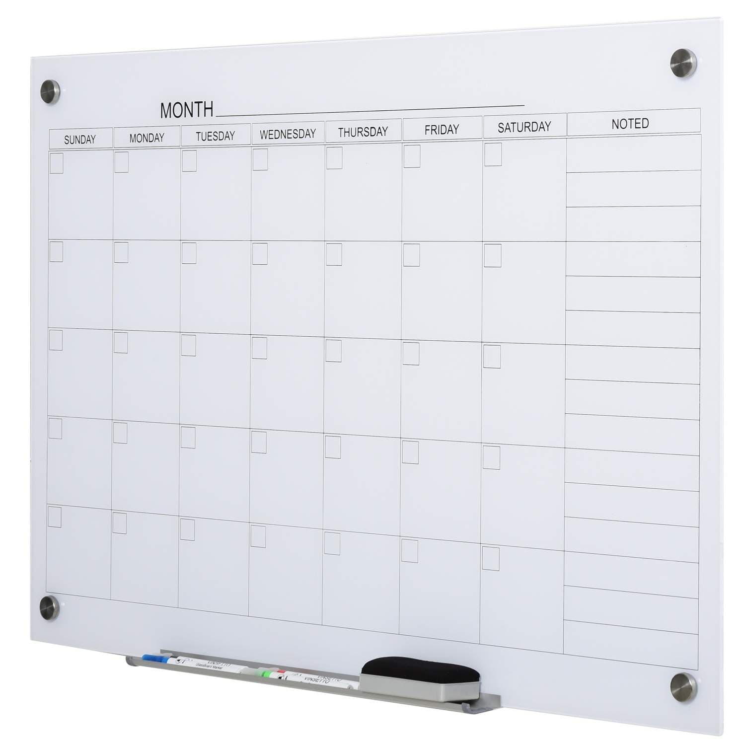 Penholder med 4 tuscher & viskelæder 90x60cm