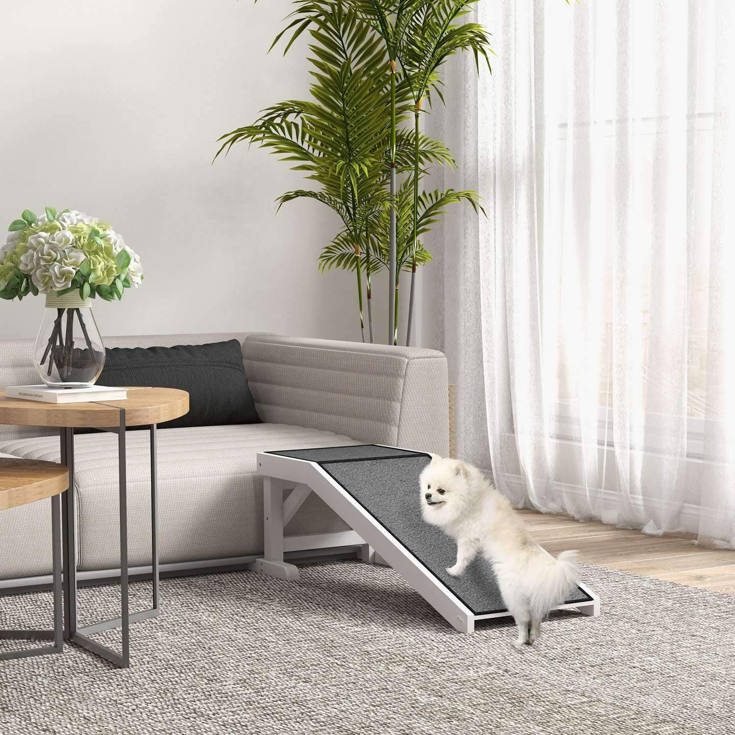 Dyrerampe med skridsikker måtte til hunde op til 30 kg view 2