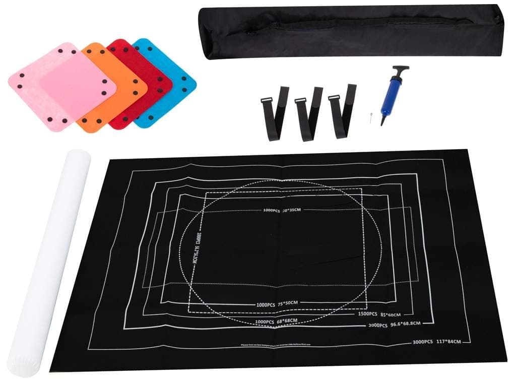 Puslemåtte 140x100cm til 1500-3000 brikker