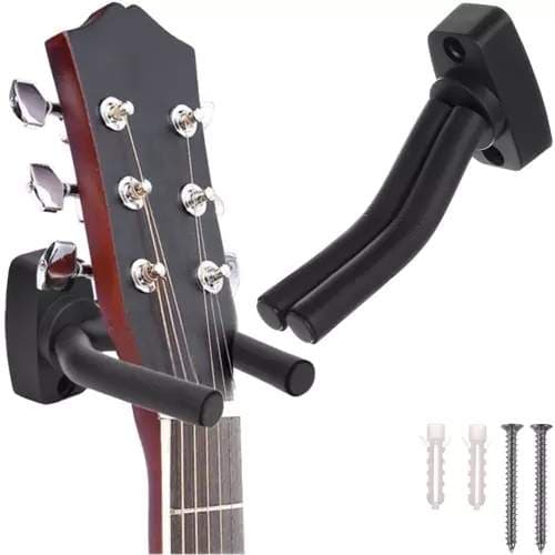 Justerbar og sikker vægmonteret guitarholder