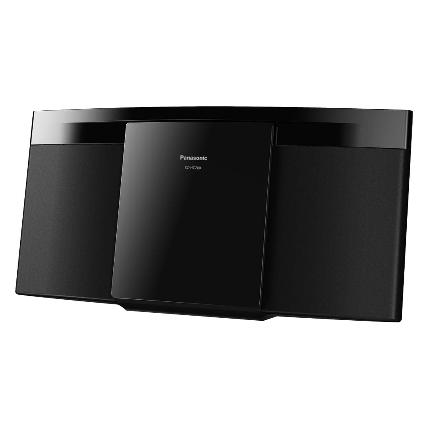 Kompakt væghængt mikrostereo sort