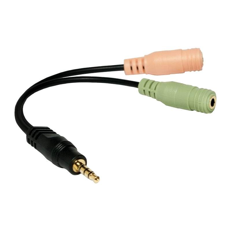 3,5 mm Headset-stik - Mic/Lyd