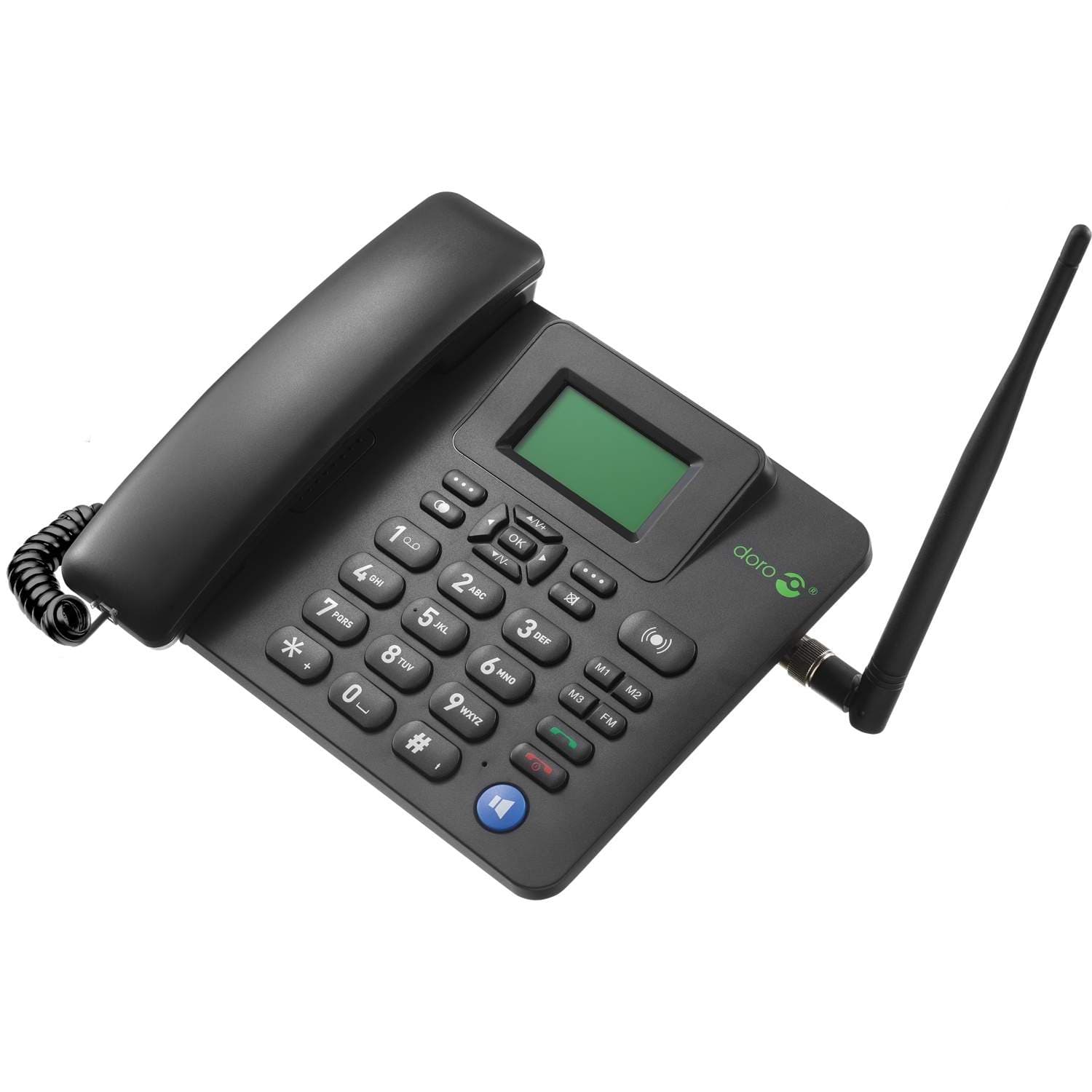4100H 4G bordtelefon, sort