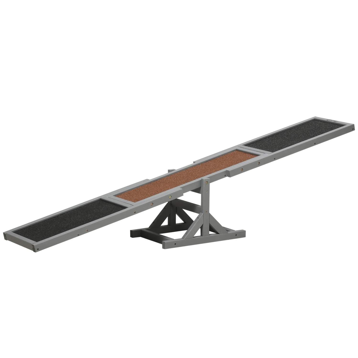 Agility Rocker i træ til store hunde 180x30x30cm