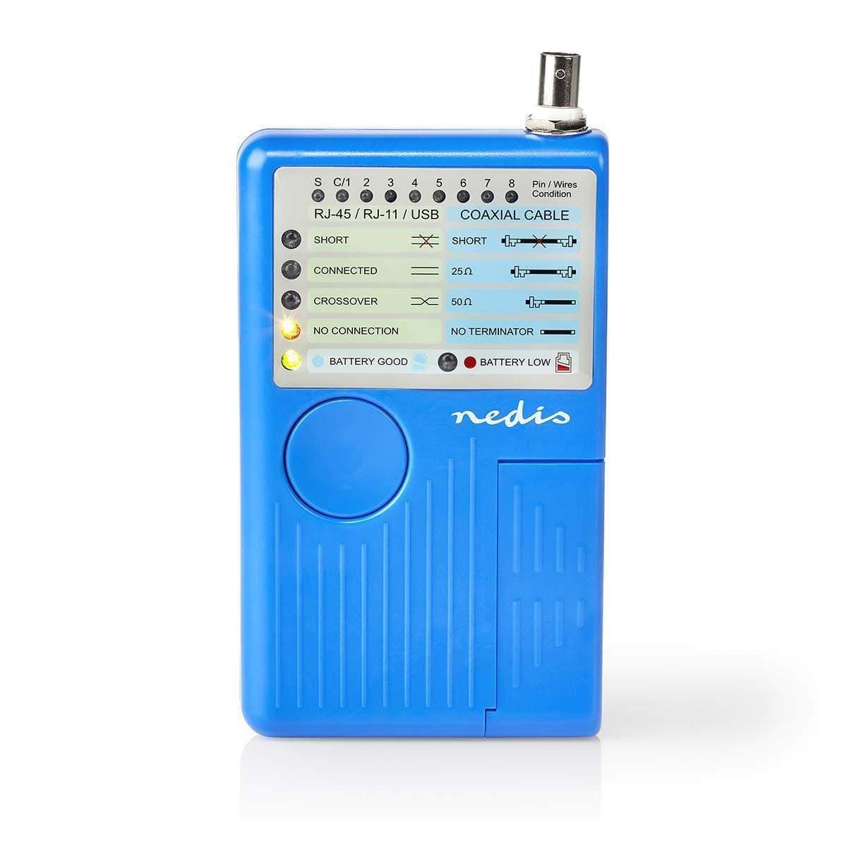 LAN Måleinstrument | Kabel | 180 m | LED indikator | Batteri