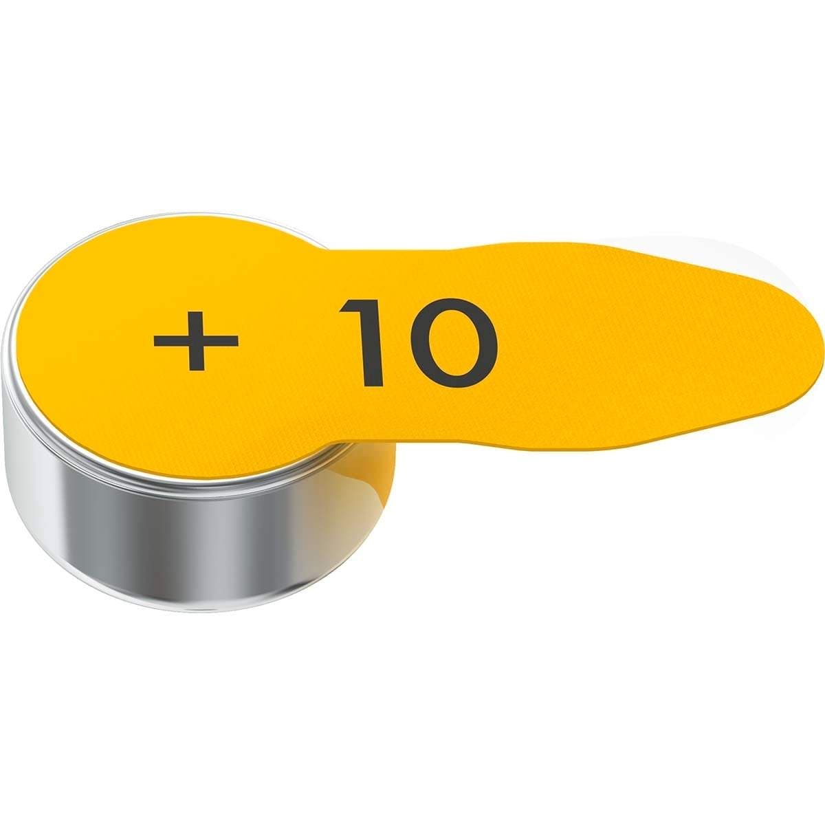 Batterier til høreapparater Type 10 6-blister