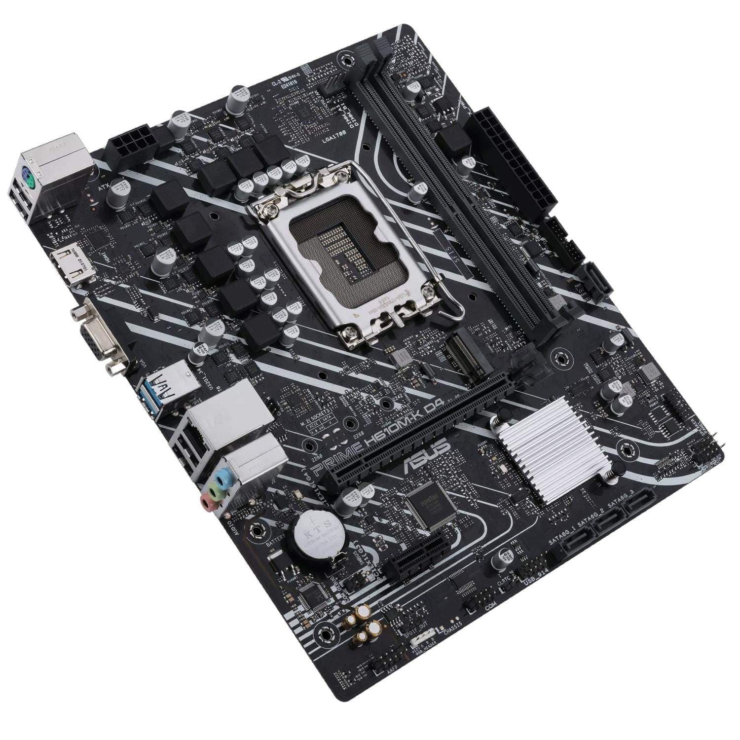 ASUS Prime H610M-R D4 SI view 2