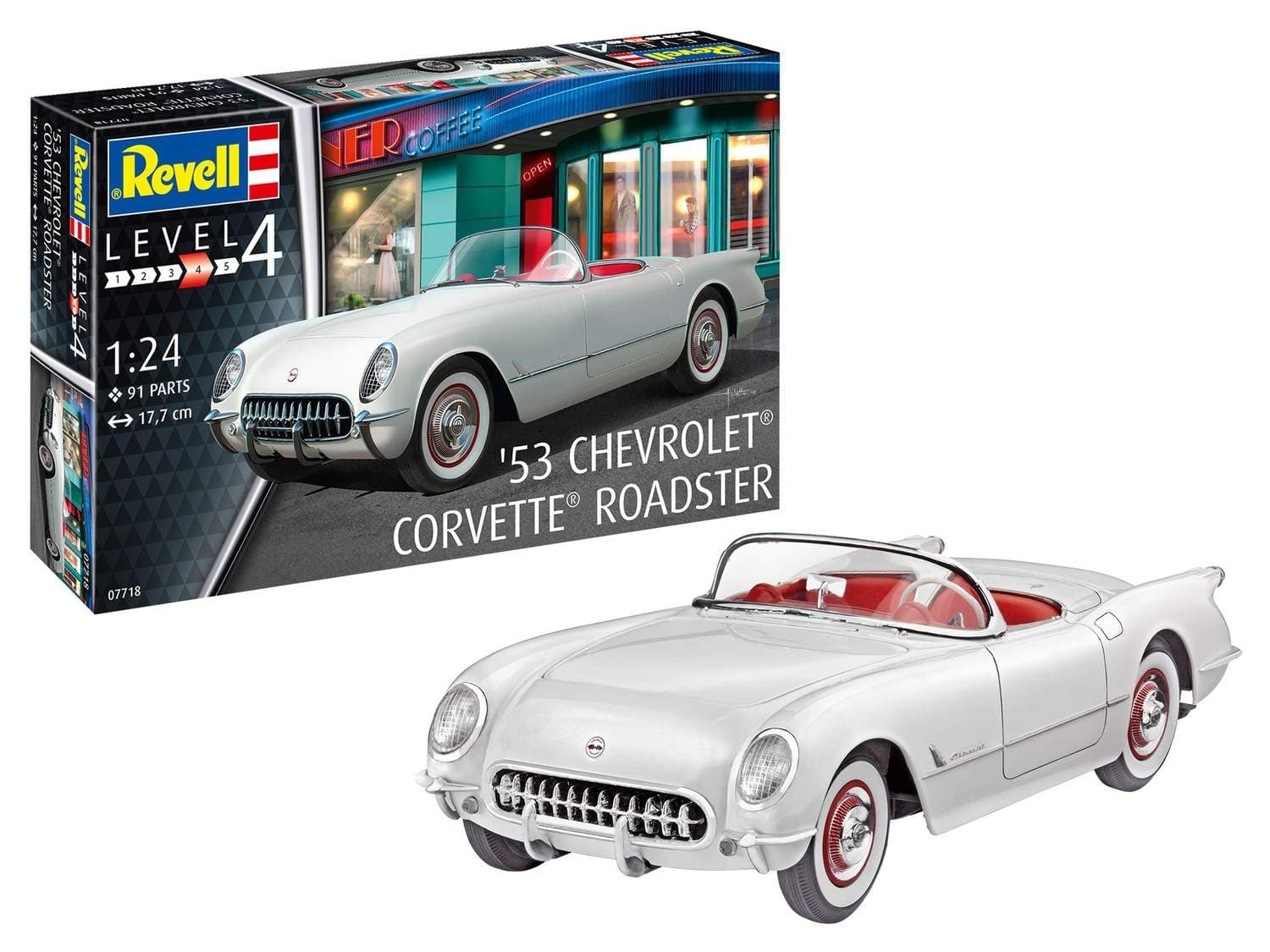 Revell 1953 Chevrolet Corvette Roadster Model Sæt