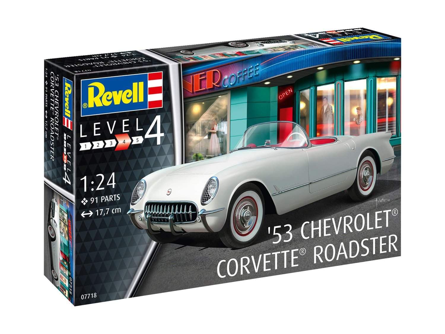 Revell 1953 Chevrolet Corvette Roadster Model Sæt view 2