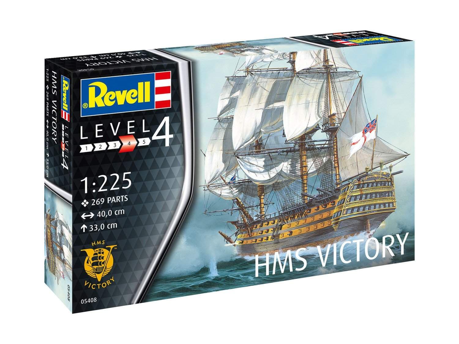 Revell H.M.S. Victory 1:225 Model Sæt view 2
