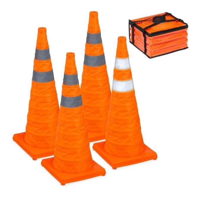 Sammenfoldelige kogler 70 cm i 4-pak