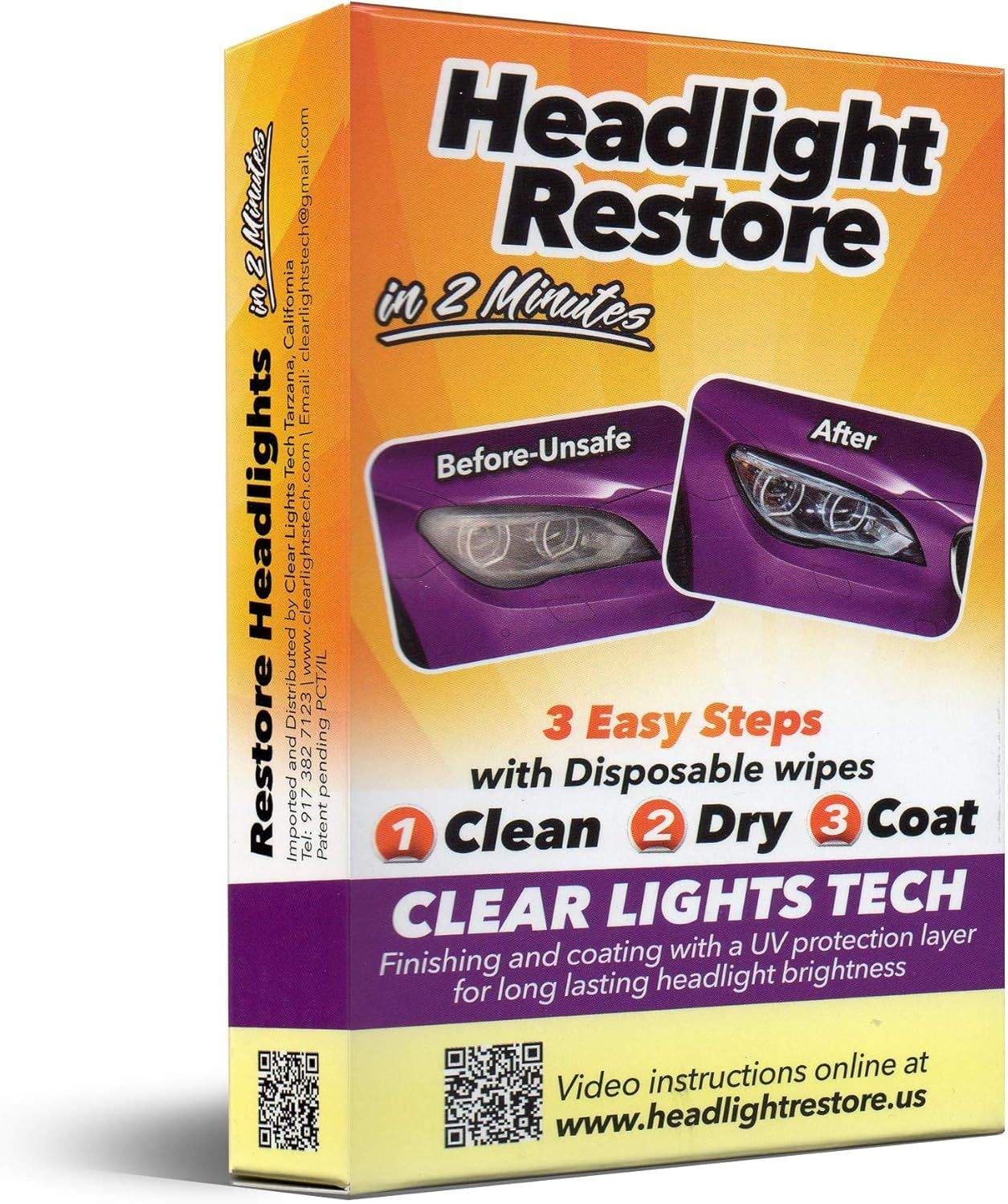 Clear Lights Tech Forlygte restaureringssæt