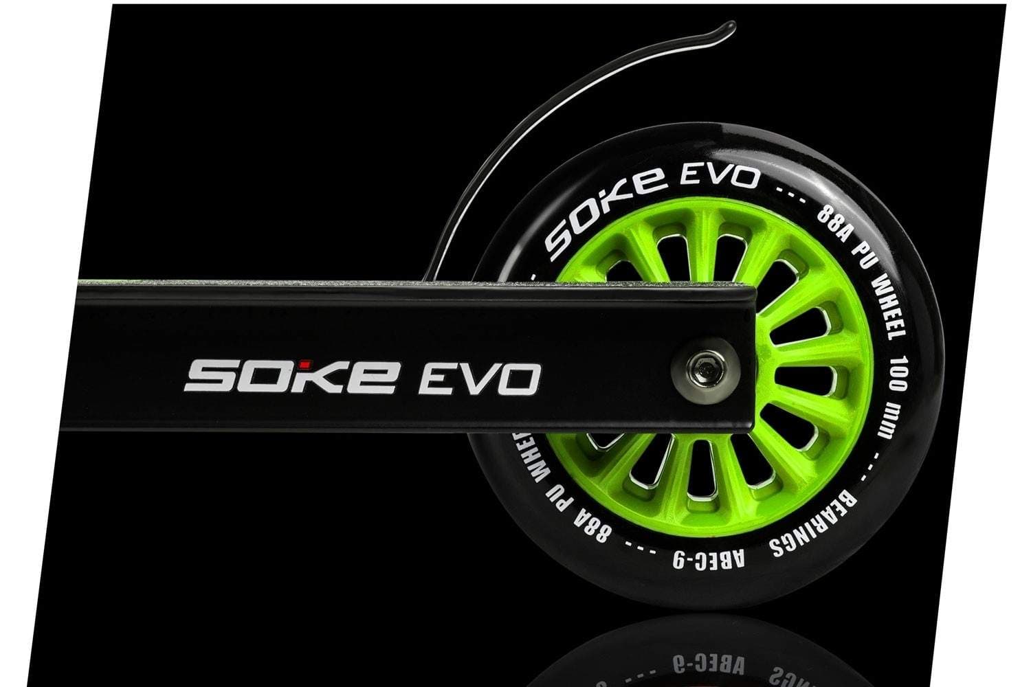 SOKE EVO grøn stuntscooter view 2