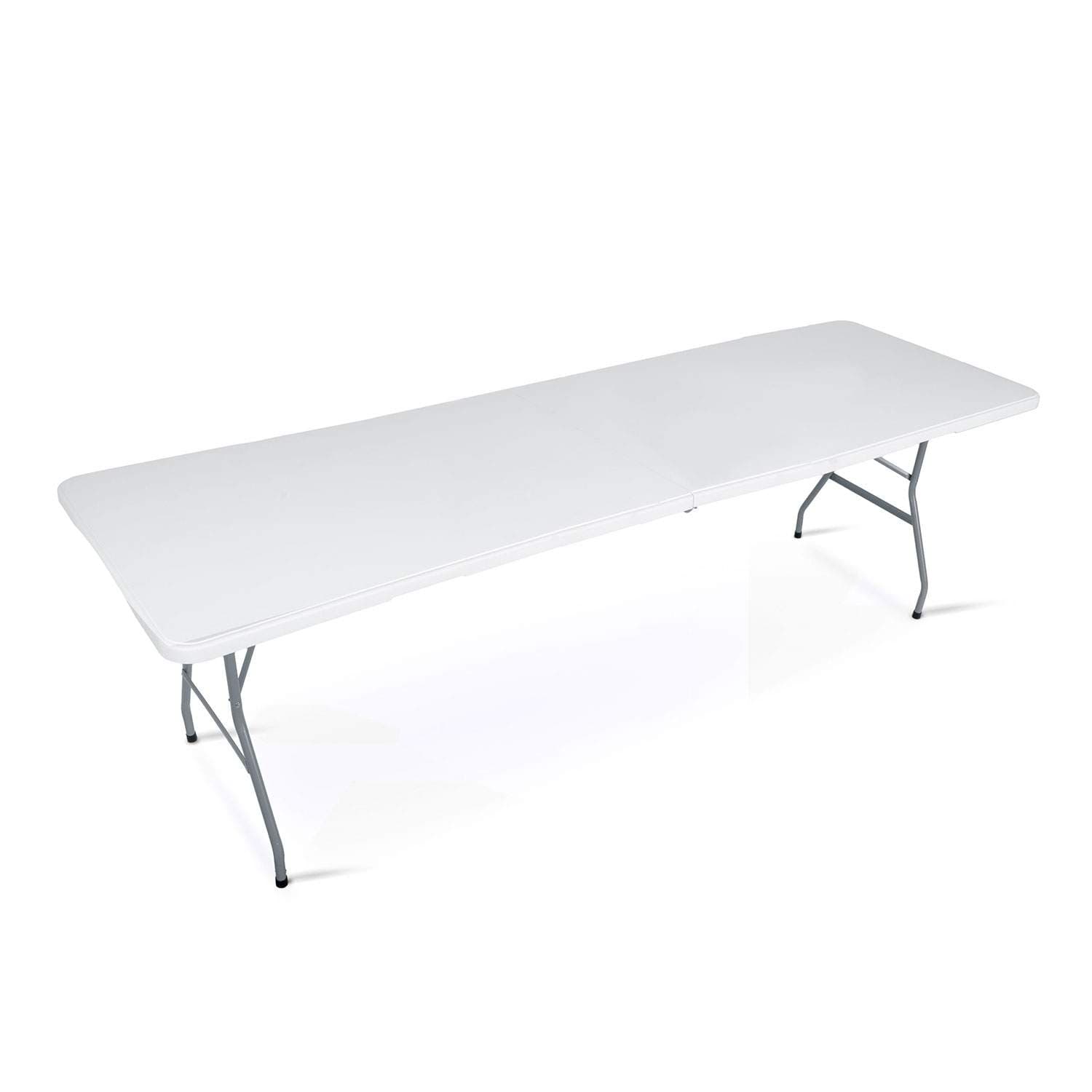 Sammenklappeligt haveserveringsbord 244 cm Plonos hvid view 2