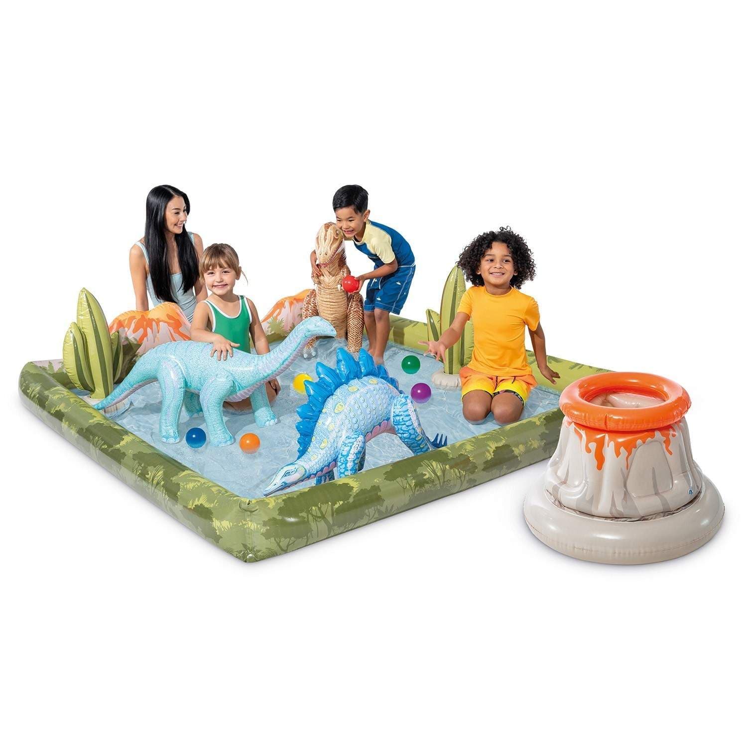 Intex 56132 Jurassic Park oppustelig legeplads view 2