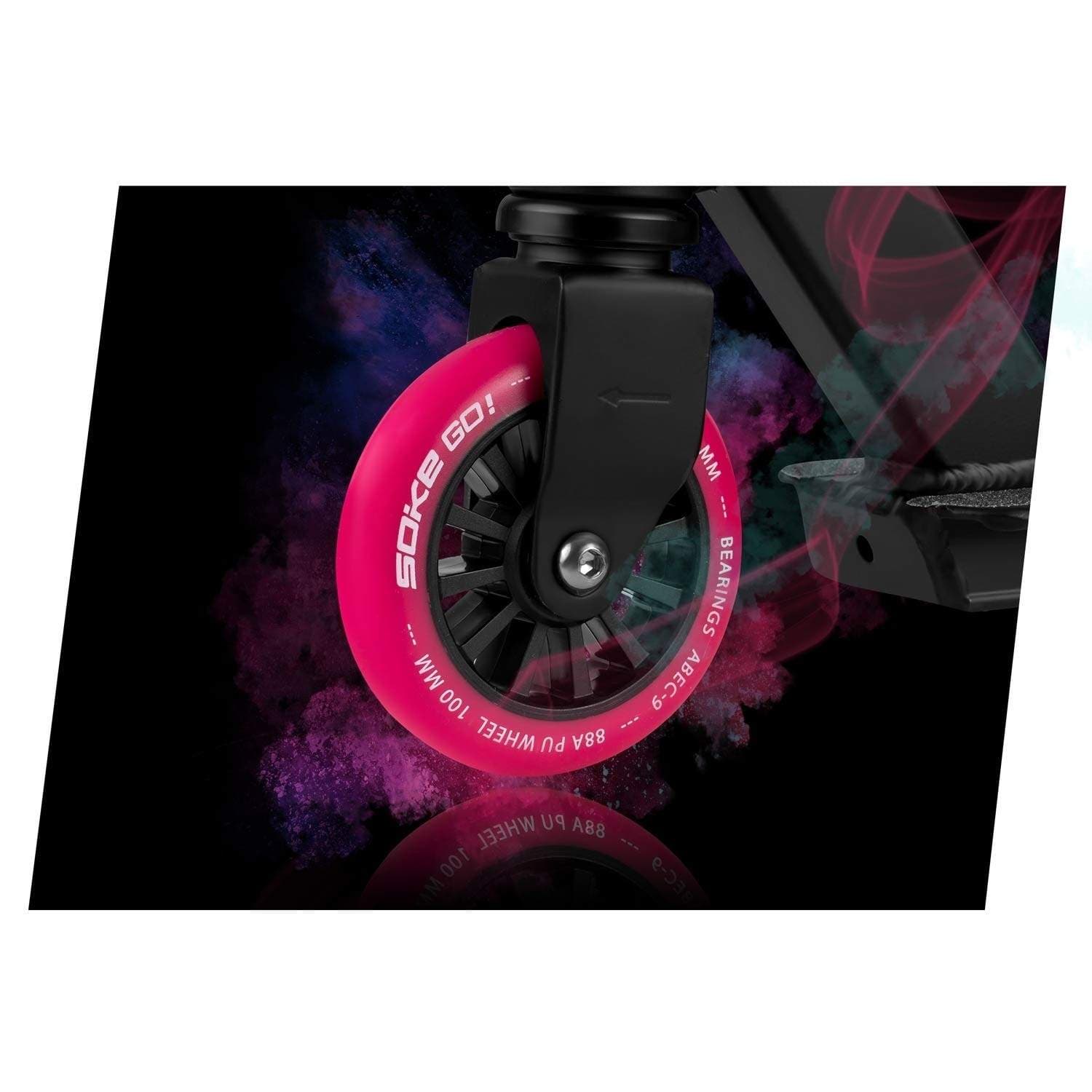 Trick Scooter SOKE Go! Pink og blå view 2
